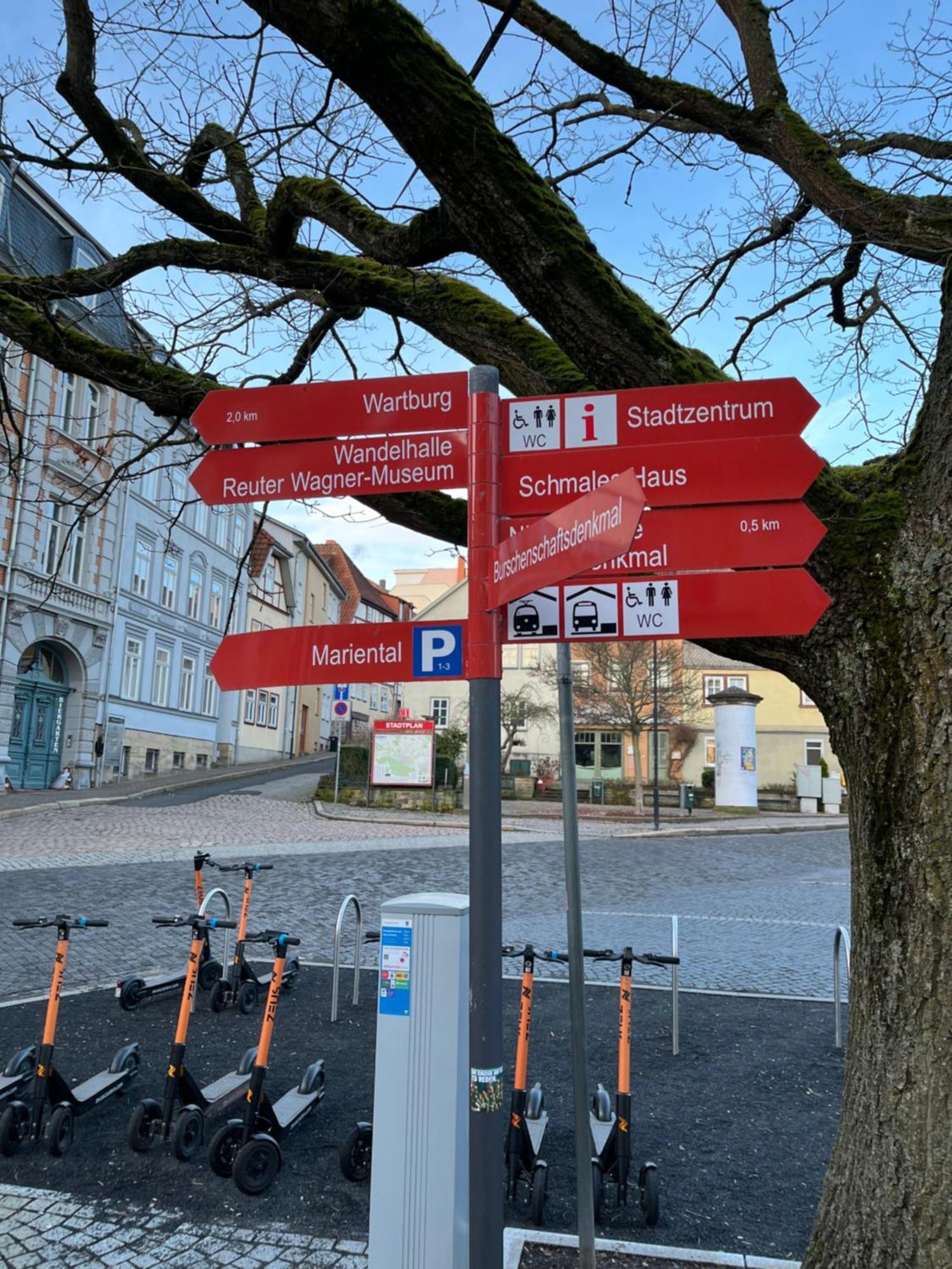 Ferienwohnung Mitte Sued Am Frauenplan 艾森纳赫 外观 照片