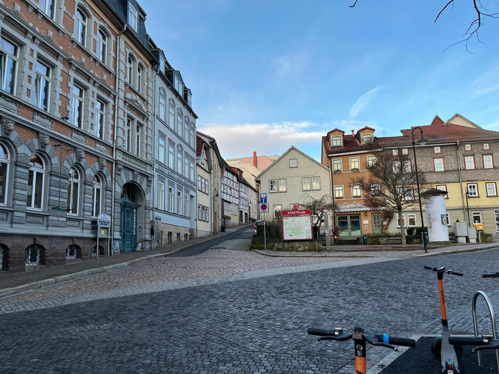 Ferienwohnung Mitte Sued Am Frauenplan 艾森纳赫 外观 照片
